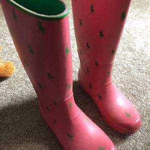 Ralph Lauren polo rain boots